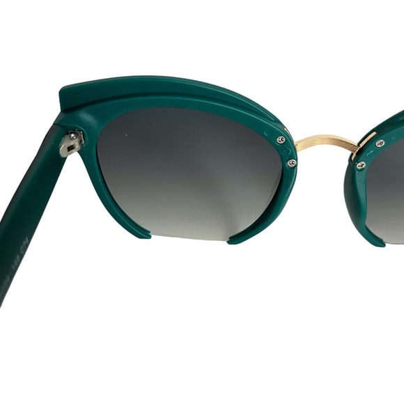 SUN GLASSES SUNGLASSES Green Black Plastic Frame Oversized Shades Beach Summer - Picture 11 of 14